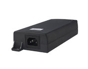 Fire Retardant Plastic Case 802.3BT PoE Injector Wall Mounted Power Over Ethernet