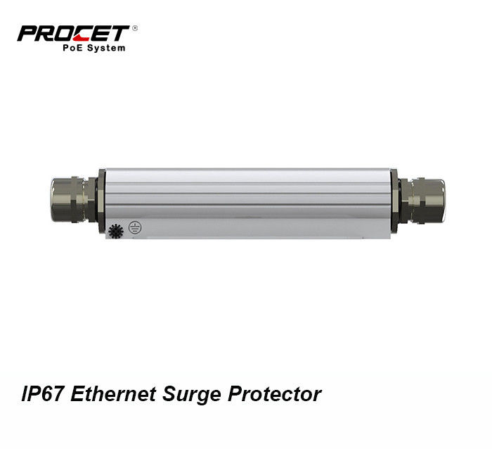 100watt Poe Surge Protectors Outdoor Ethernet Lan Gigabit Rj45 Lightning Protection