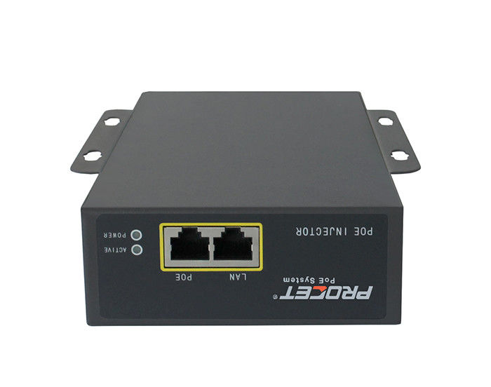 CE FCC 55 Volt Wifi AP High Power PoE Injector With 2 RJ45 Ethernet Ports