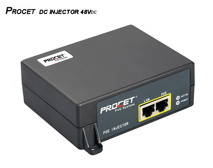 Procet Indoor Passive 24V DC PoE Injector 30W 1250mA