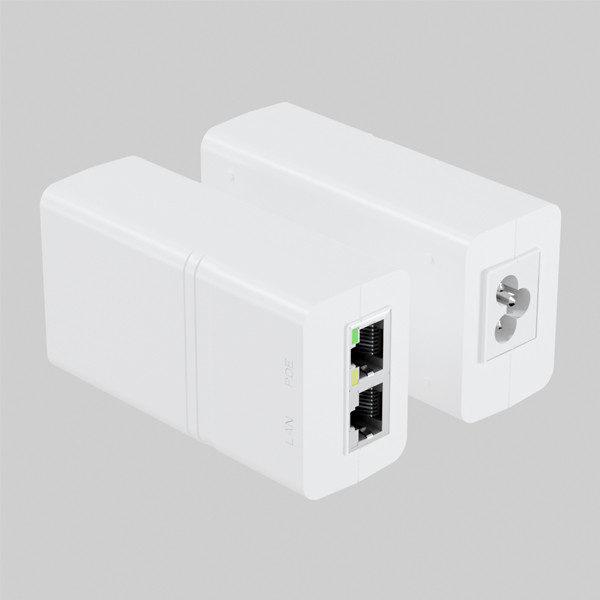 Small Size Ethernet Poe Injector Support 100mbps Of Data Rates
