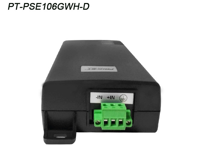 10/100/1000Mbps 36V To 72V DC PoE Injector With 4 Pair PoE